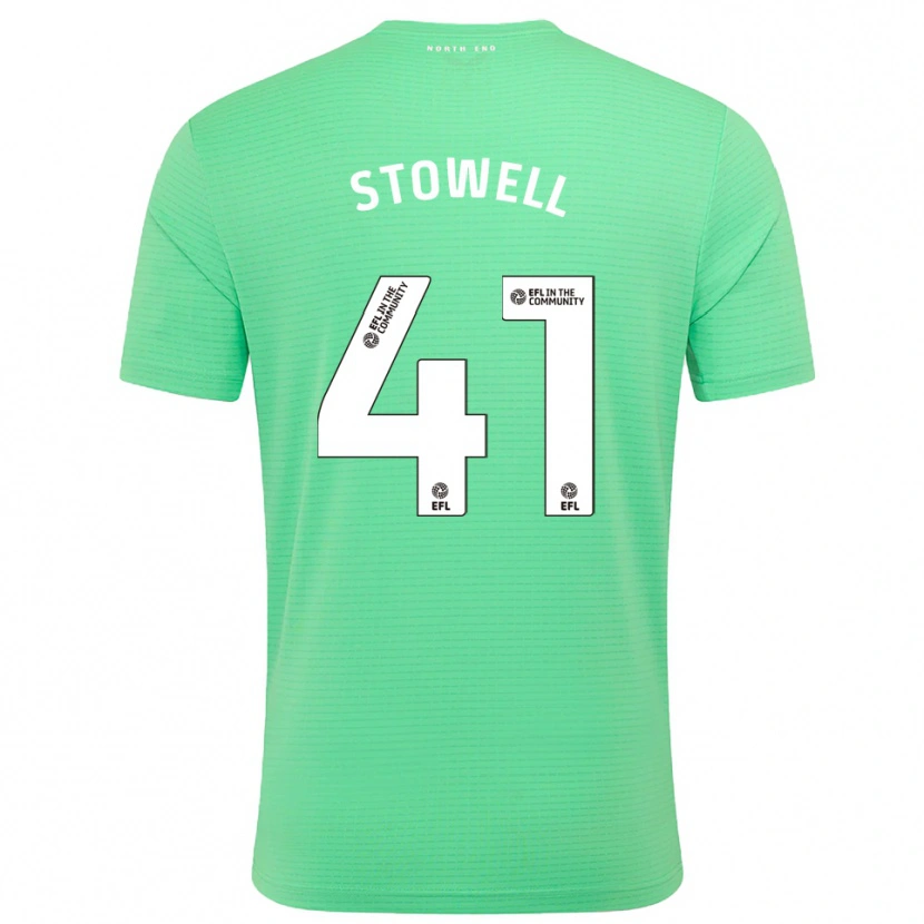 Danxen Mujer Camiseta Li-Bau Stowell #41 Turquesa Pastel Portero Equipación 2025/26 La Camisa