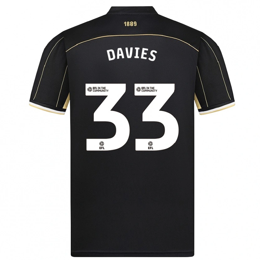 Danxen Mujer Camiseta Bethan Davies #33 Marrón Negro Portero Equipación 2025/26 La Camisa