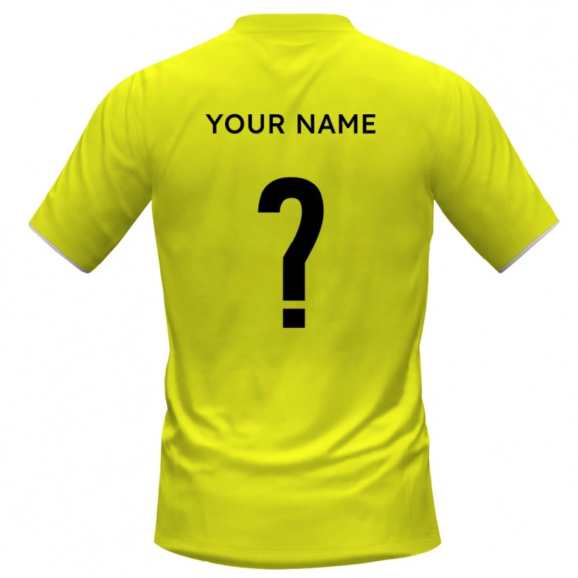 Danxen Mujer Camiseta Scunthorpe United Negro Amarillo Portero Equipación 2025/26 La Camisa