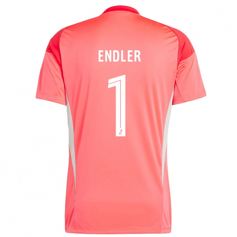 Danxen Mujer Camiseta Christiane Endler #1 Naranja Claro Portero Equipación 2025/26 La Camisa