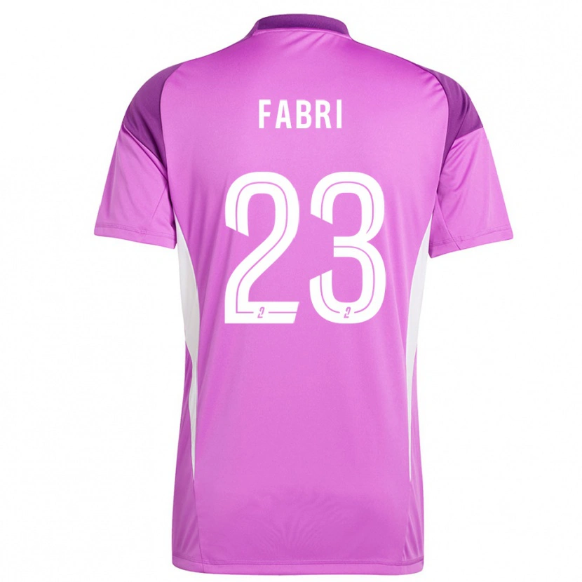 Danxen Mujer Camiseta Julien Fabri #23 Lavanda Portero Equipación 2025/26 La Camisa