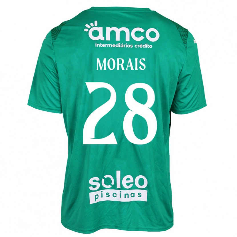 Danxen Mujer Camiseta Patrícia Morais #28 Verde Blanco Portero Equipación 2025/26 La Camisa