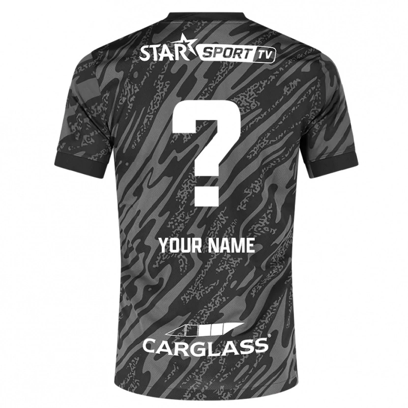 Danxen Mujer Camiseta KRC Genk Gris Oscuro Negro Portero Equipación 2025/26 La Camisa