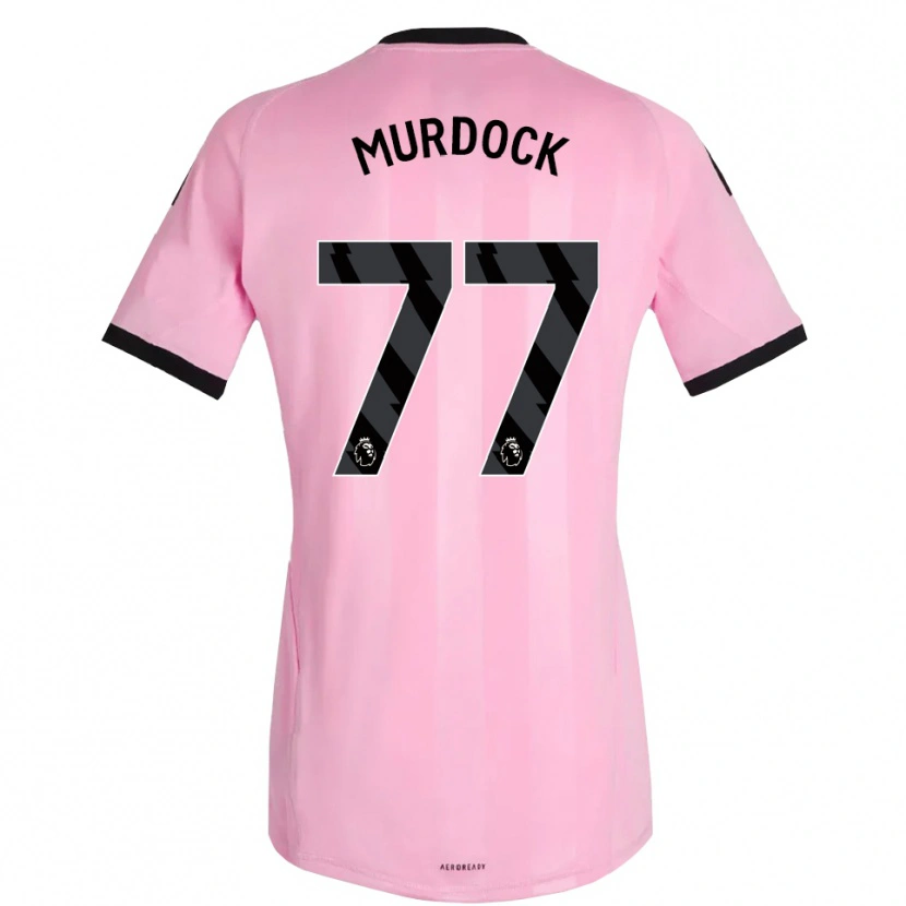 Danxen Mujer Camiseta Will Murdock #77 Rosa Negro Portero Equipación 2025/26 La Camisa