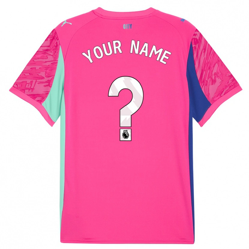 Danxen Mujer Camiseta Manchester City Rosa Rosa Portero Equipación 2025/26 La Camisa