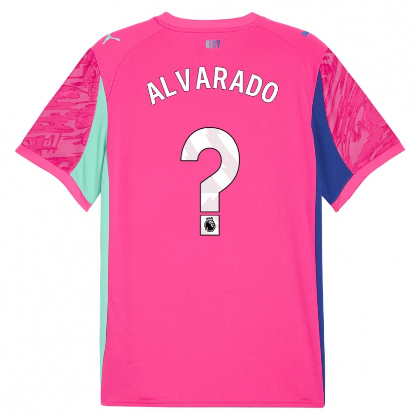 Danxen Mujer Camiseta Lucas Alvarado #0 Rosa Rosa Portero Equipación 2025/26 La Camisa