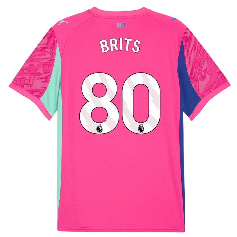 Danxen Mujer Camiseta Spike Brits #80 Rosa Rosa Portero Equipación 2025/26 La Camisa