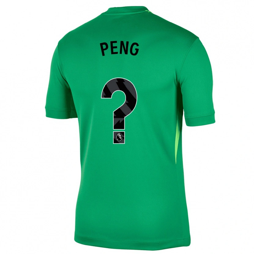 Danxen Mujer Camiseta Livia Peng #0 Verde Negro Portero Equipación 2025/26 La Camisa