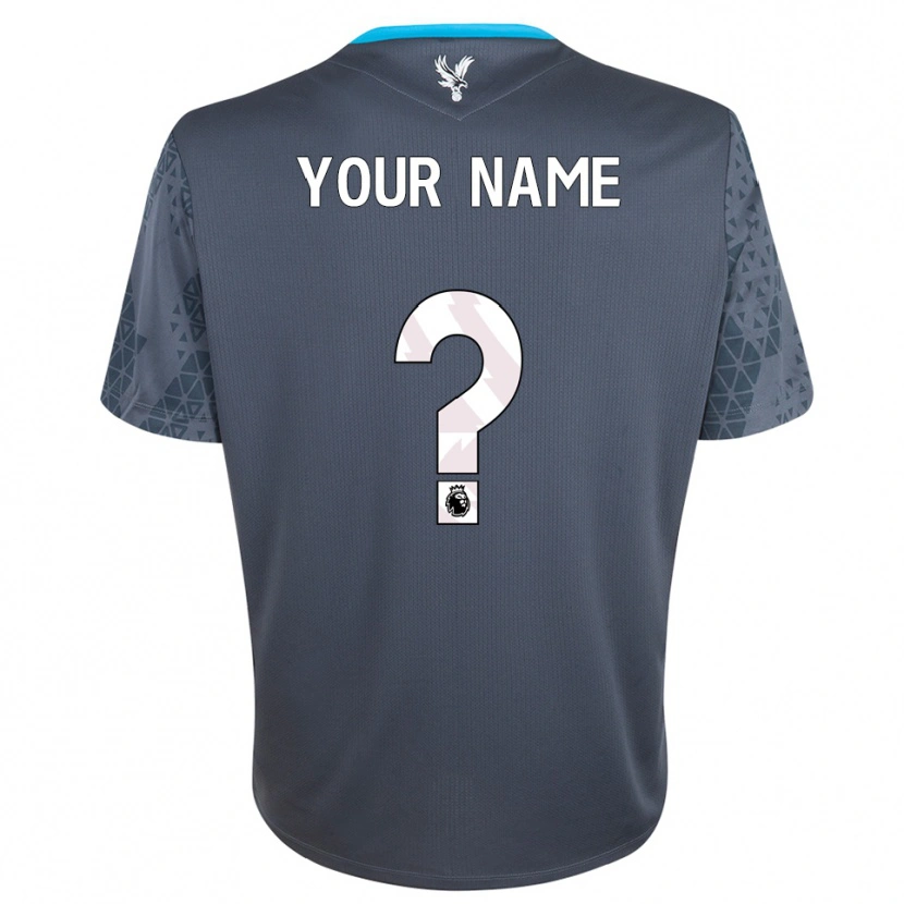 Danxen Mujer Camiseta Crystal Palace FC Gris Oscuro Blanco Portero Equipación 2025/26 La Camisa