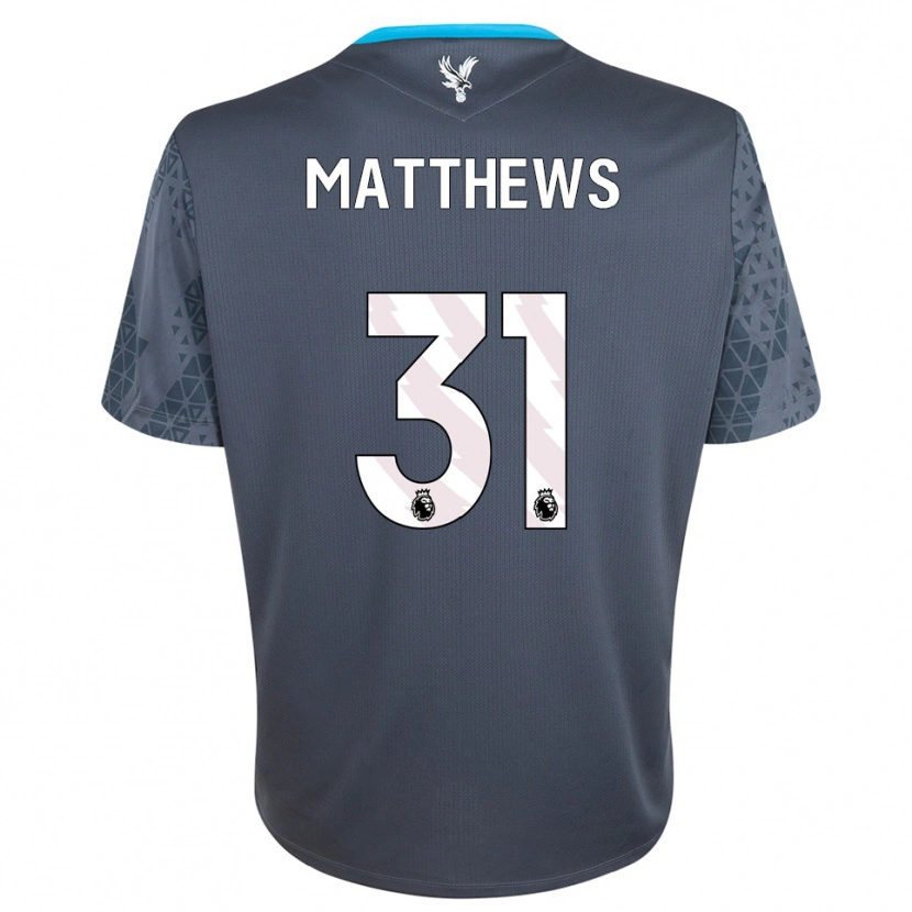 Danxen Mujer Camiseta Remi Matthews #31 Gris Oscuro Blanco Portero Equipación 2025/26 La Camisa