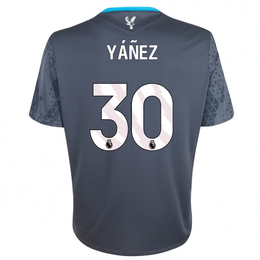 Danxen Mujer Camiseta Shae Yáñez #30 Gris Oscuro Blanco Portero Equipación 2025/26 La Camisa