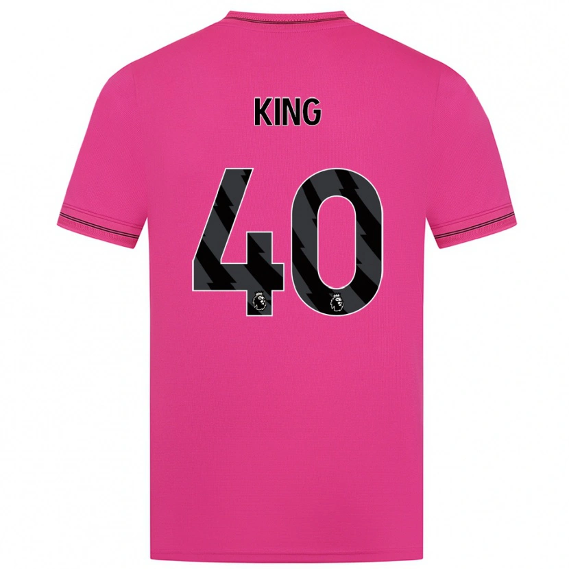 Danxen Mujer Camiseta Tom King #40 Negro Magenta Portero Equipación 2025/26 La Camisa