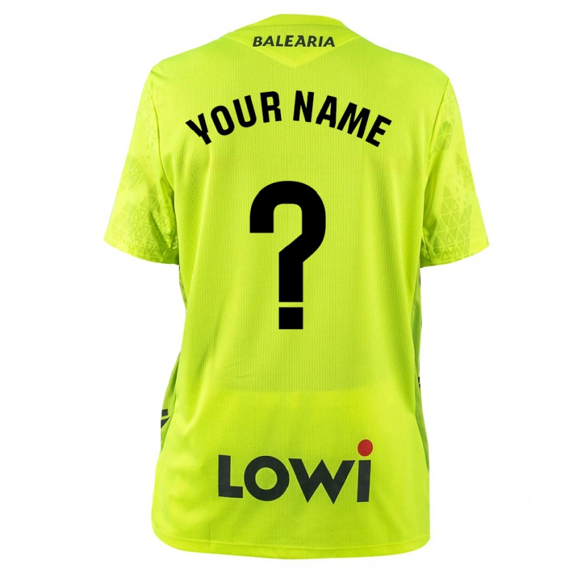 Danxen Mujer Camiseta Levante UD Verde Fluorescente Negro Portero Equipación 2025/26 La Camisa