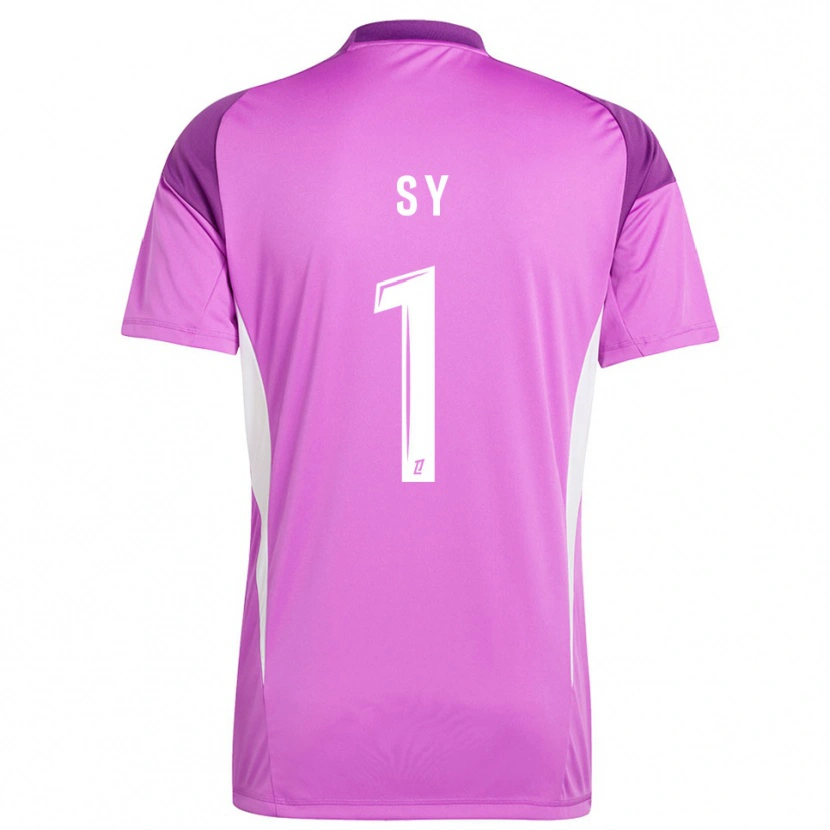 Danxen Mujer Camiseta Seydou Sy #1 Blanco Lilo Portero Equipación 2025/26 La Camisa