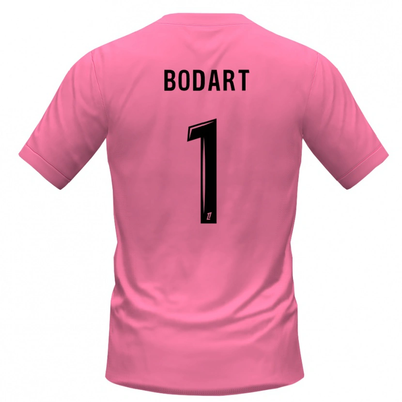 Danxen Mujer Camiseta Arnaud Bodart #1 Rosa Negro Portero Equipación 2025/26 La Camisa