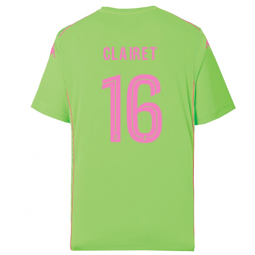 Danxen Mujer Camiseta Duncan Clairet #16 Verde Pálido Portero Equipación 2025/26 La Camisa