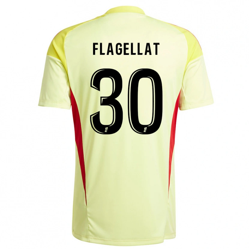 Danxen Mujer Camiseta Alizée Flagellat #30 Negro Amarillo Claro Portero Equipación 2025/26 La Camisa