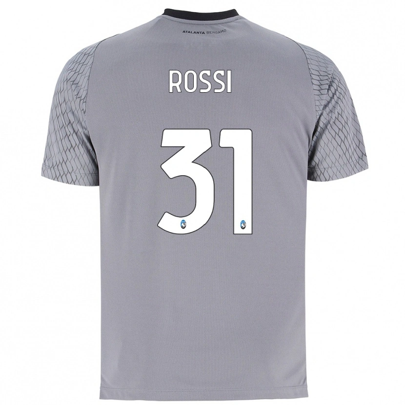 Danxen Mujer Camiseta Francesco Rossi #31 Gris Azul Rojo Portero Equipación 2025/26 La Camisa