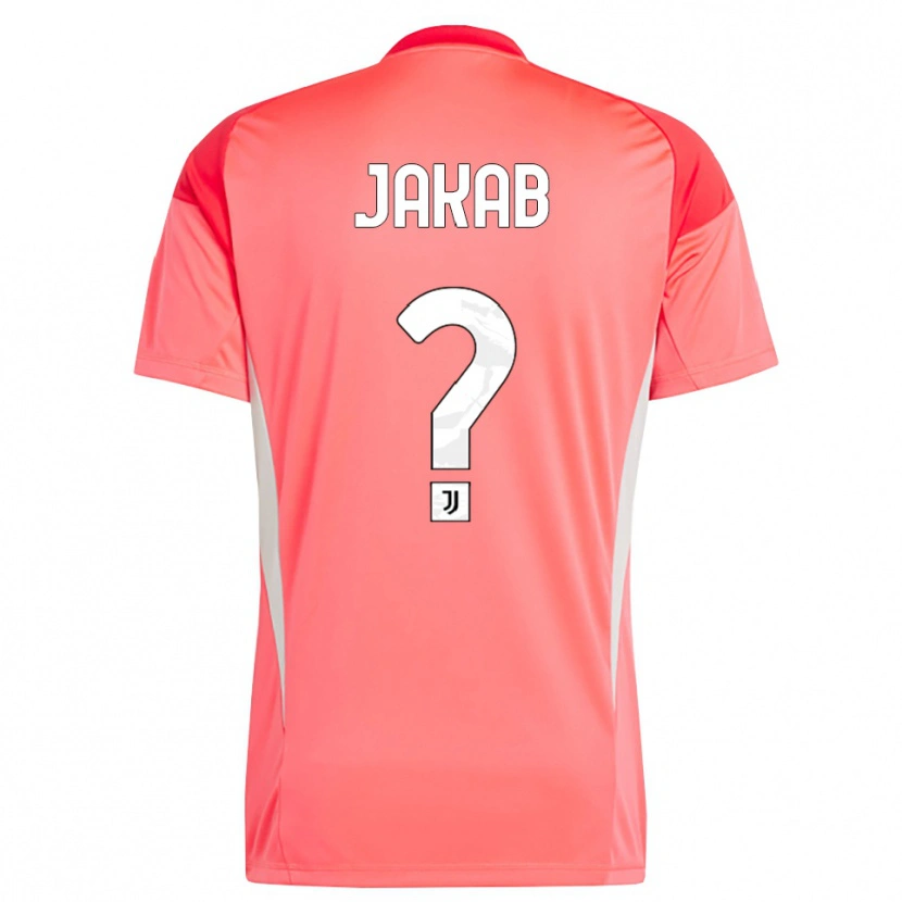 Danxen Mujer Camiseta Mátyás Jakab #0 Naranja Rojo Portero Equipación 2025/26 La Camisa