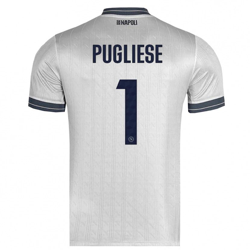 Danxen Mujer Camiseta Claudio Pugliese #1 Gris Claro Portero Equipación 2025/26 La Camisa