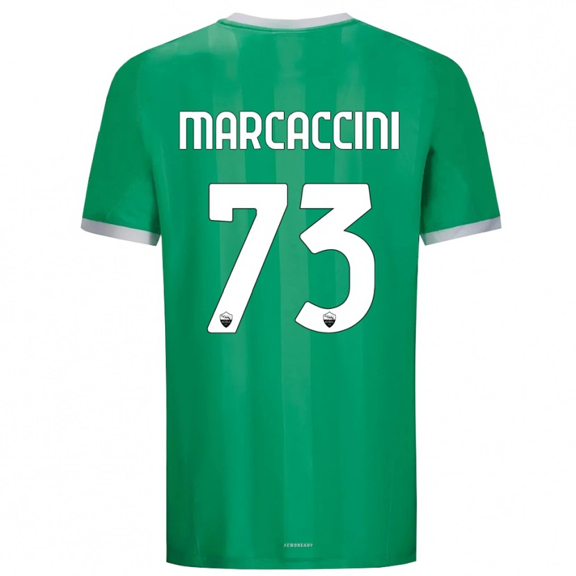 Danxen Mujer Camiseta Alessio Marcaccini #73 Verde Blanco Portero Equipación 2025/26 La Camisa