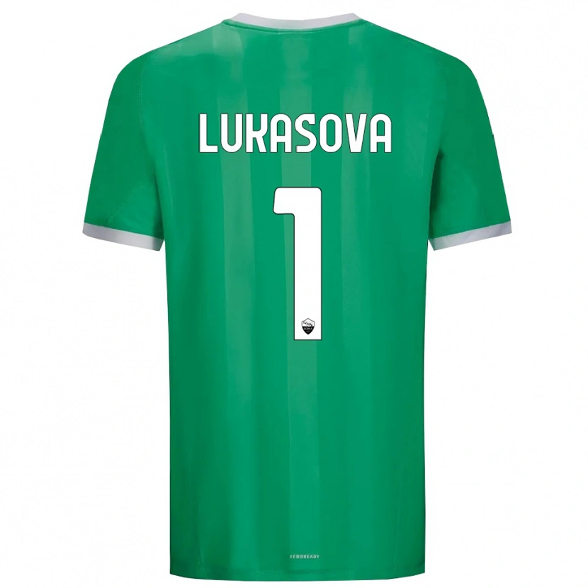 Danxen Mujer Camiseta Olivie Lukášová #1 Verde Blanco Portero Equipación 2025/26 La Camisa