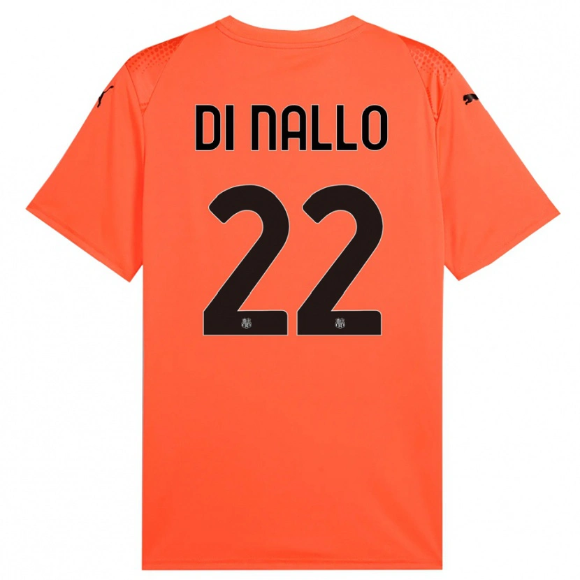 Danxen Mujer Camiseta Erica Di Nallo #22 Naranja Negro Portero Equipación 2025/26 La Camisa