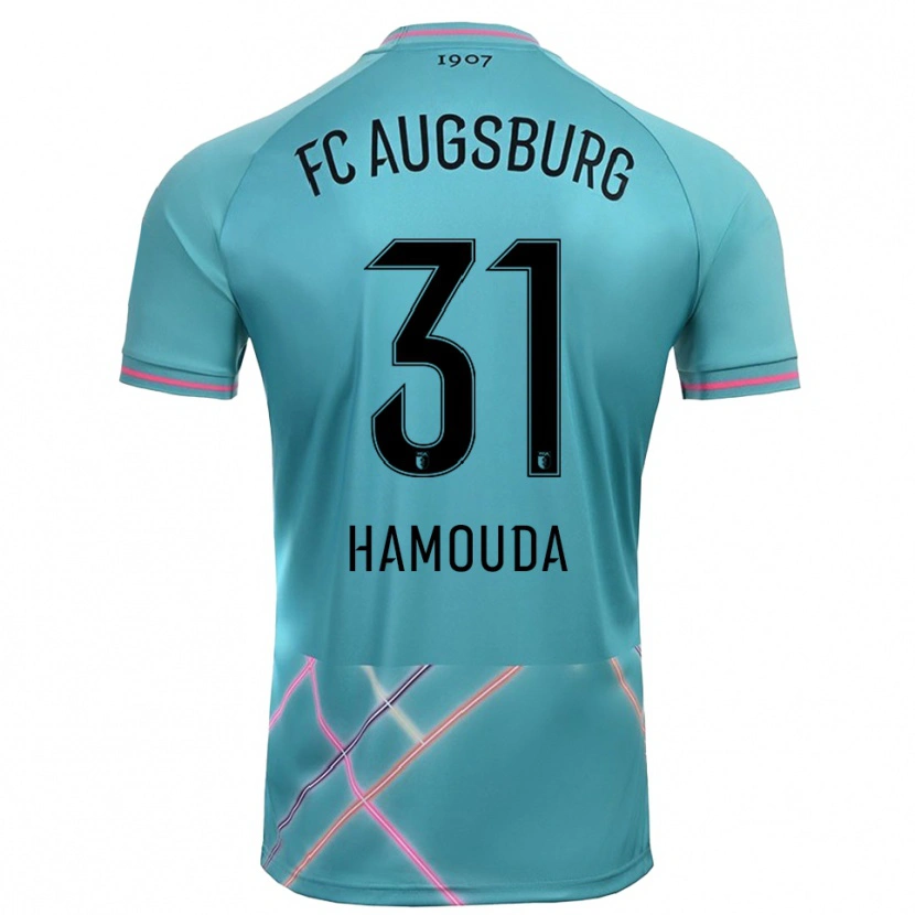 Danxen Mujer Camiseta Hania Hamouda #31 Verde Mar Claro Portero Equipación 2025/26 La Camisa
