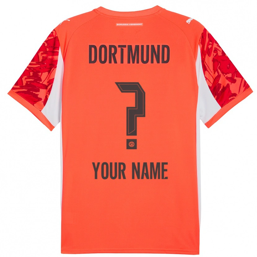 Danxen Mujer Camiseta Borussia Dortmund Naranja Rojo Portero Equipación 2025/26 La Camisa