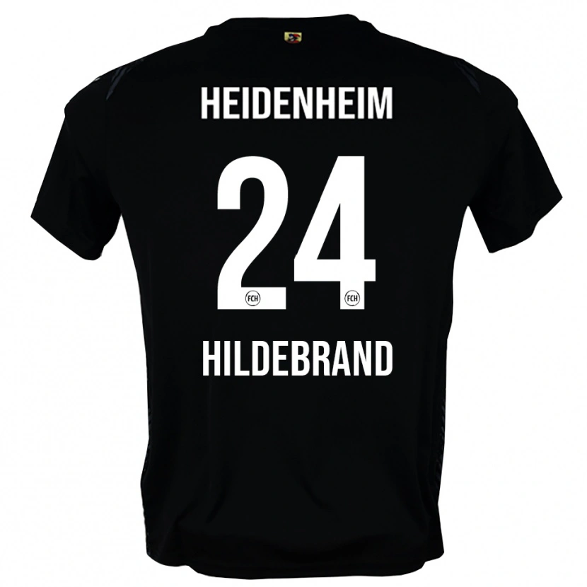 Danxen Mujer Camiseta Jan Hildebrandt #24 Gris Oscuro Negro Portero Equipación 2025/26 La Camisa