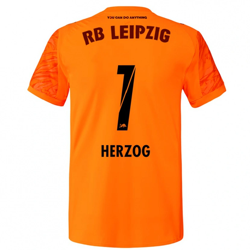 Danxen Mujer Camiseta Elvira Herzog #1 Naranja Rojo Portero Equipación 2025/26 La Camisa