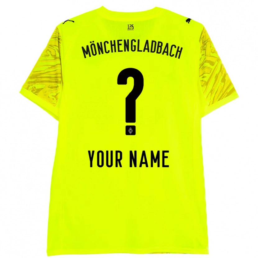 Danxen Mujer Camiseta Borussia Monchengladbach Amarillo Negro Portero Equipación 2025/26 La Camisa