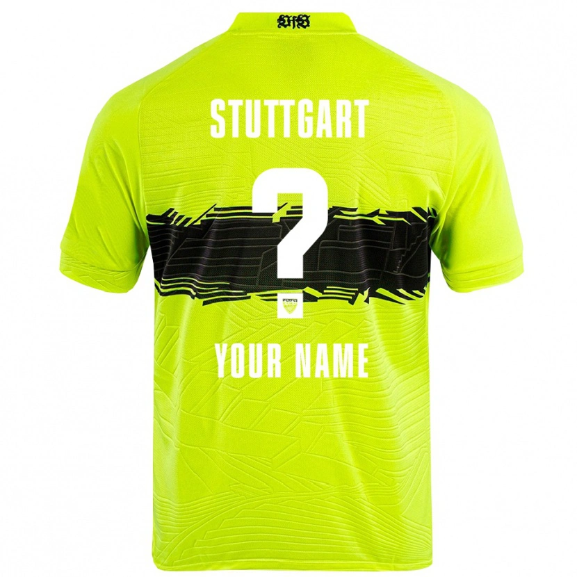 Danxen Mujer Camiseta VfB Stuttgart Verde Amarillo Negro Portero Equipación 2025/26 La Camisa