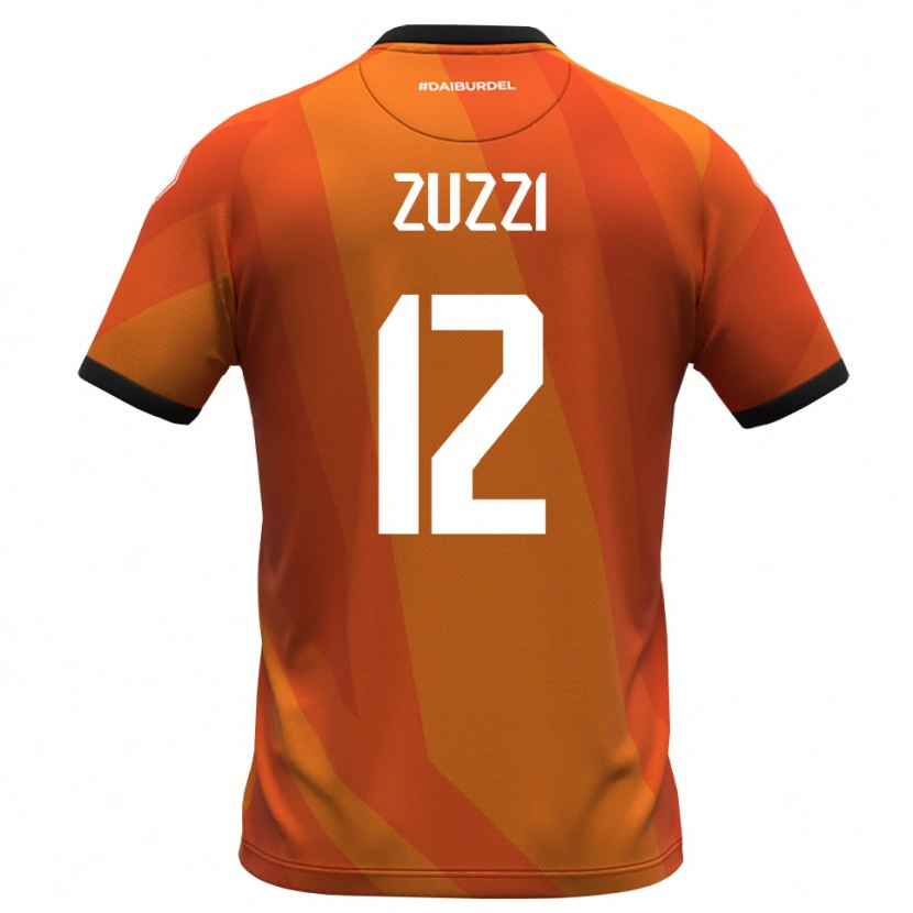 Danxen Mujer Camiseta Riccardo Zuzzi #12 Coral Blanco Negro Portero Equipación 2025/26 La Camisa