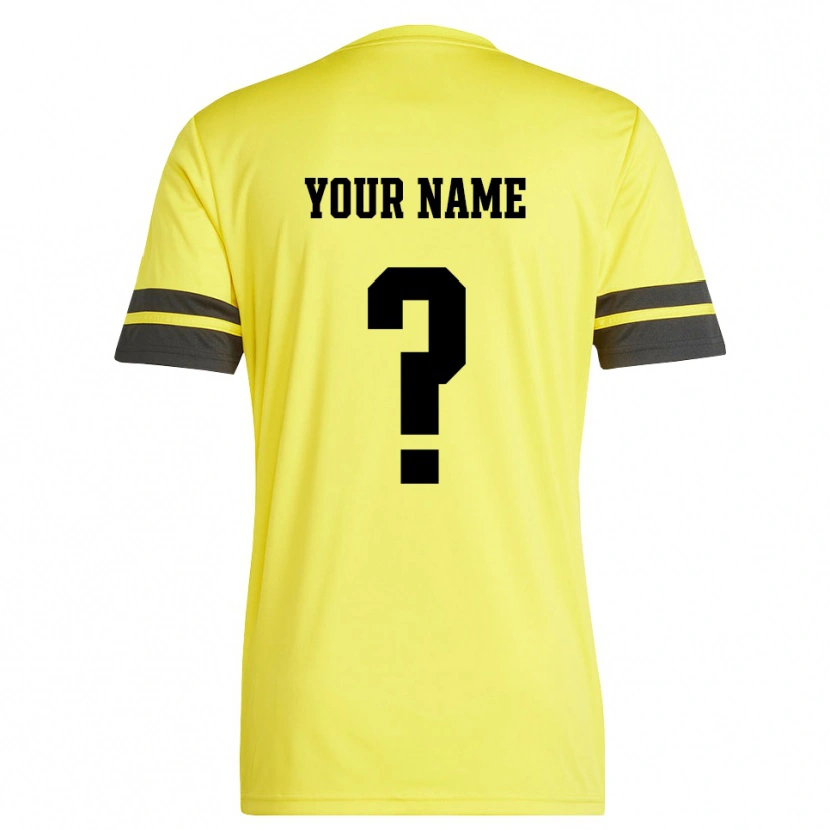 Danxen Mujer Camiseta Cosenza Calcio Amarillo Negro Portero Equipación 2025/26 La Camisa