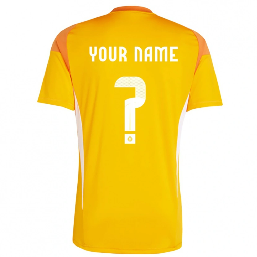 Danxen Mujer Camiseta Al-Nassr Naranja Amarillo Blanco Portero Equipación 2025/26 La Camisa
