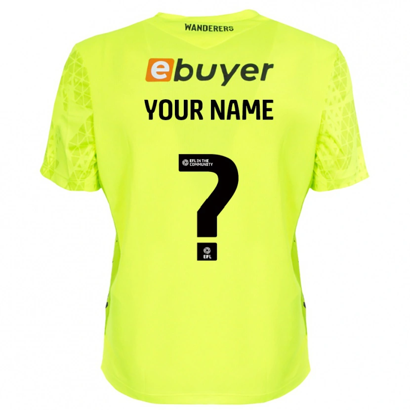 Danxen Mujer Camiseta Bolton Wanderers Verde Fluorescente Portero Equipación 2025/26 La Camisa