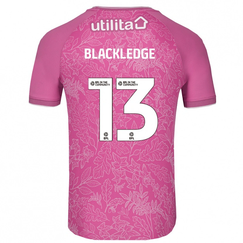 Danxen Mujer Camiseta Henry Blackledge #13 Negro Rosa Portero Equipación 2025/26 La Camisa
