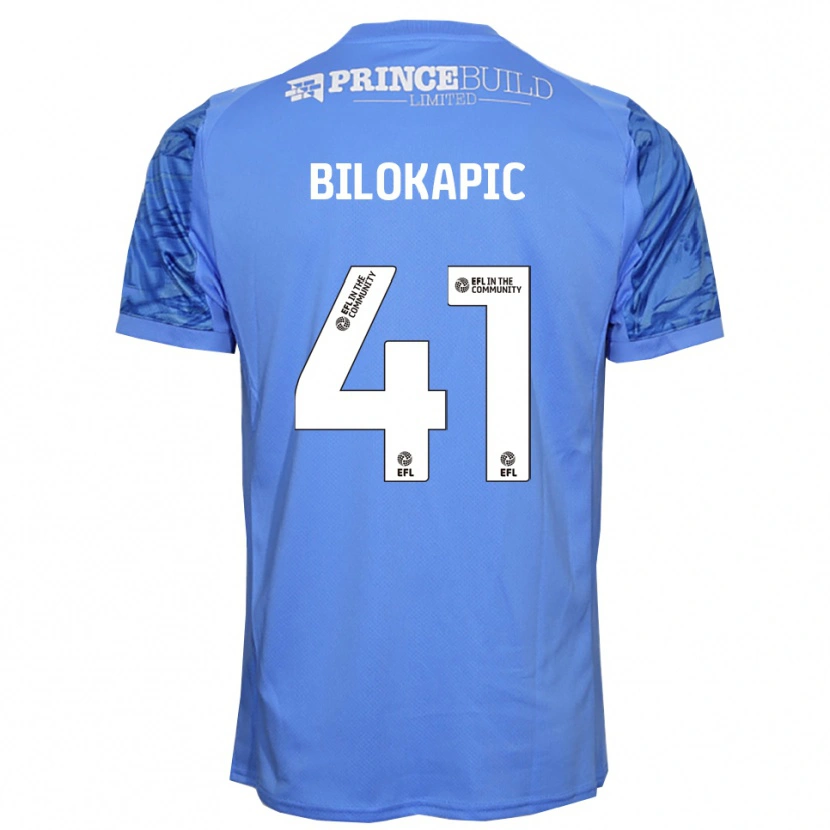 Danxen Mujer Camiseta Nicholas Bilokapic #41 Azul Dodger Portero Equipación 2025/26 La Camisa
