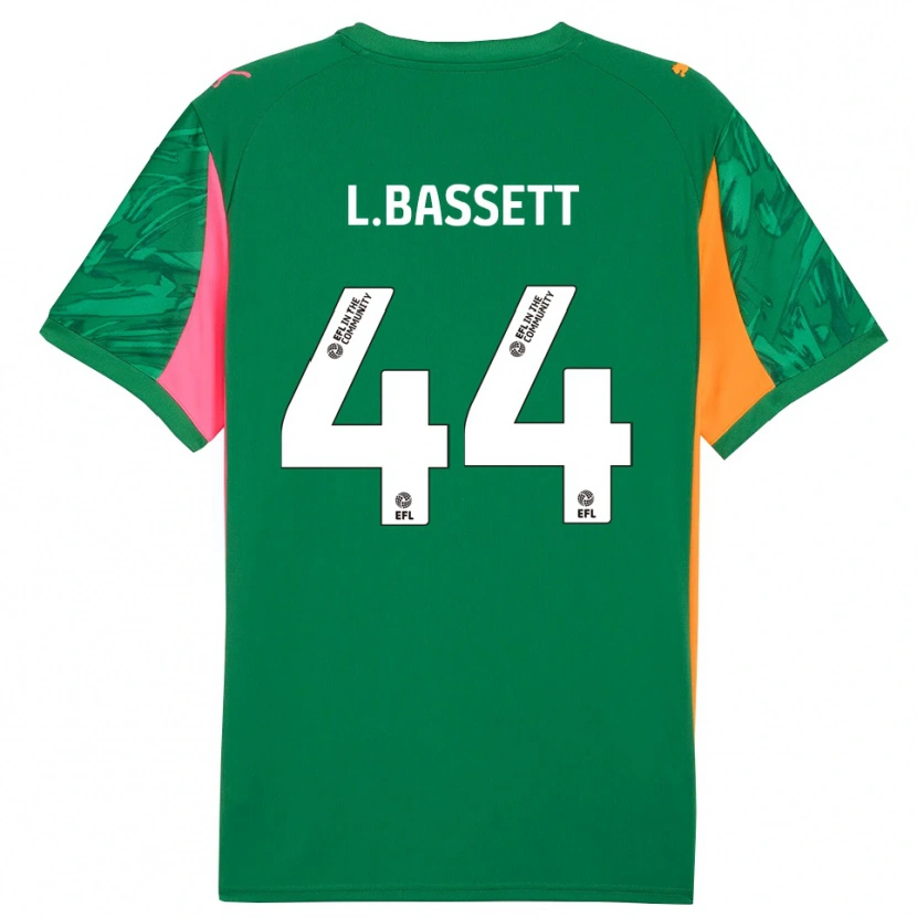 Danxen Mujer Camiseta Louis Bassett #44 Verde Naranja Rosa Portero Equipación 2025/26 La Camisa