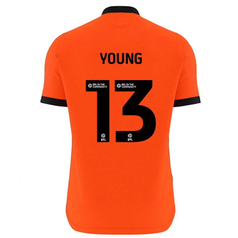 Danxen Mujer Camiseta Brad Young #13 Negro Rojo Portero Equipación 2025/26 La Camisa