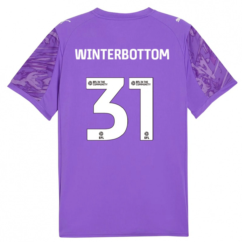 Danxen Mujer Camiseta Ben Winterbottom #31 Azul Malin-Slate Portero Equipación 2025/26 La Camisa