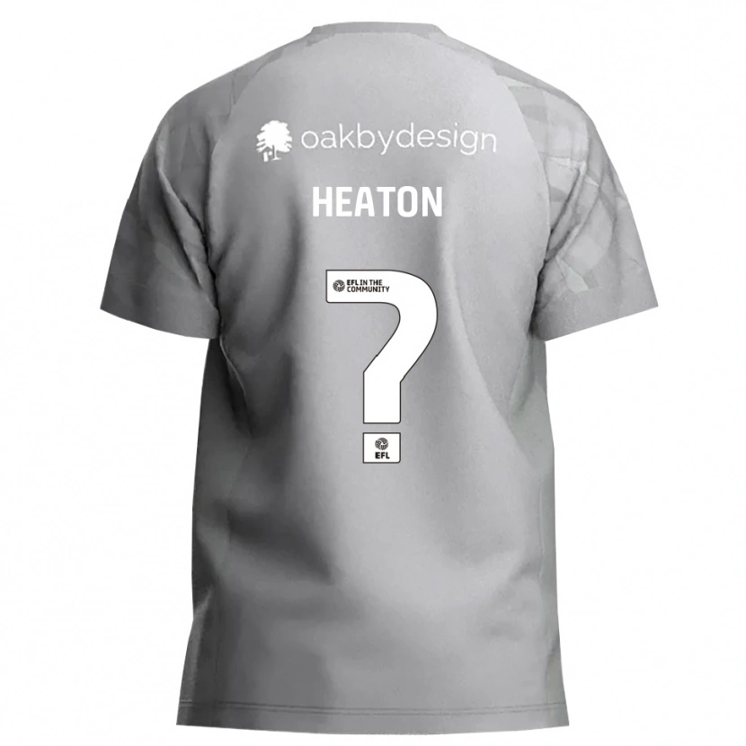 Danxen Mujer Camiseta Alice Heaton #0 Gris Oscuro Portero Equipación 2025/26 La Camisa