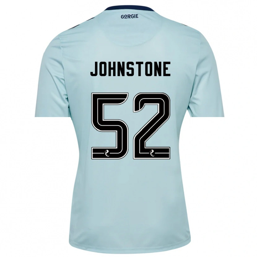 Danxen Mujer Camiseta Rachael Johnstone #52 Negro Azul Claro Portero Equipación 2025/26 La Camisa