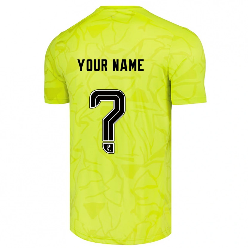 Danxen Mujer Camiseta Hibernian FC Negro Amarillo Portero Equipación 2025/26 La Camisa