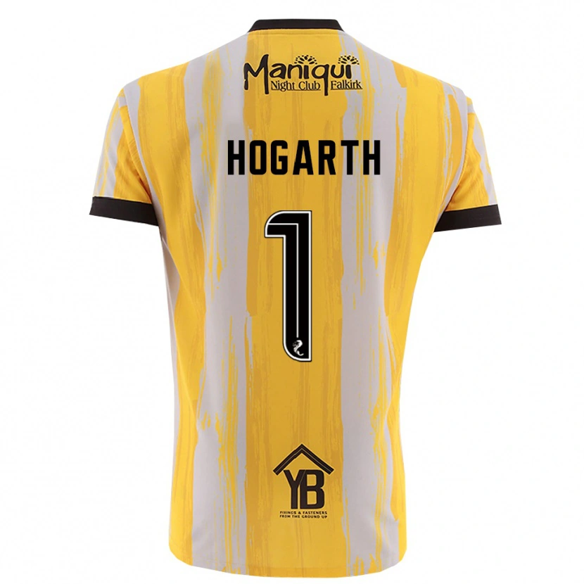 Danxen Mujer Camiseta Nicky Hogarth #1 Negro Amarillo Portero Equipación 2025/26 La Camisa