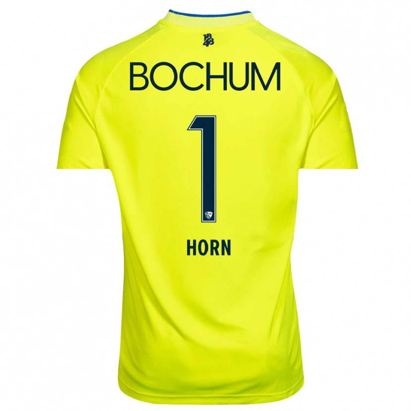 Danxen Mujer Camiseta Timo Horn #1 Verde Amarillo Portero Equipación 2025/26 La Camisa