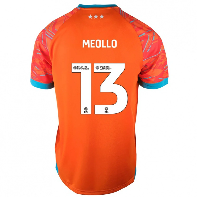 Danxen Mujer Camiseta Nina Meollo #13 Blanco Naranja Portero Equipación 2025/26 La Camisa