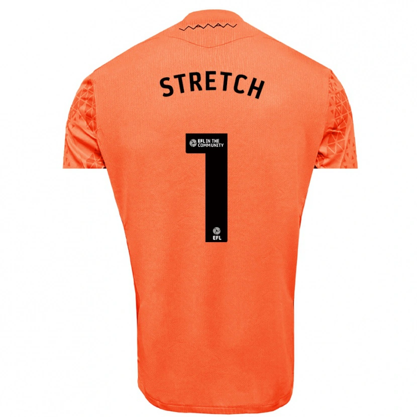 Danxen Mujer Camiseta Logan Stretch #1 Negro Naranja Portero Equipación 2025/26 La Camisa
