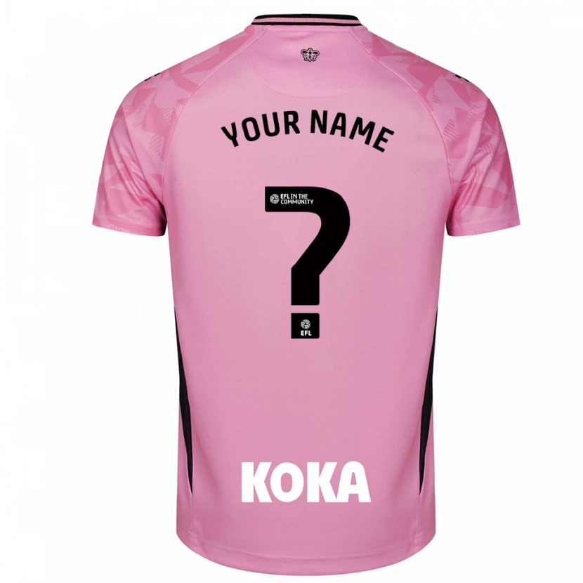 Danxen Mujer Camiseta Watford FC Negro Rosa Claro Portero Equipación 2025/26 La Camisa